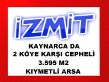 kaynarca da yatırım için fırsat 2 köy manzaralı 2 köy yolu tam ortasında yatırım için fırsat 3.595 m2 arsa