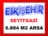 eskişehir de tarım hayvacılığa uygun yolu olan düz 6.884 m2 yatırım için ideal arazi