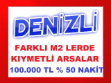 denizli çal - baklan - bekilli  de dönümü 85.000 tl den farklı m2 lerde reel fiyatlarda arsalar