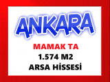 ankara mamak ta 99.208 m2 arsada 1.574 m2 hissesi satılık